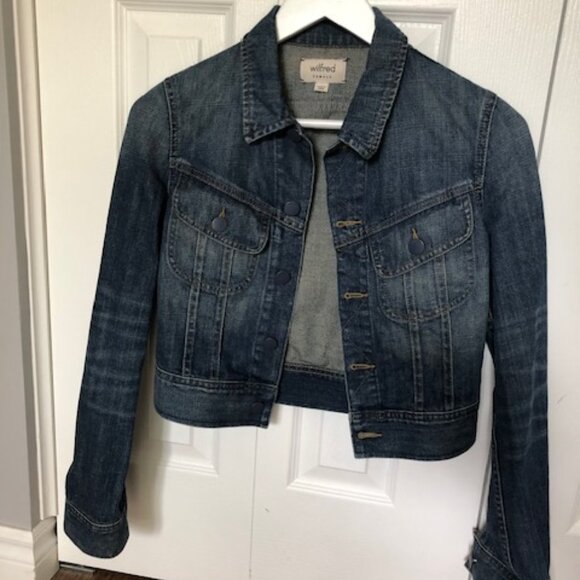 Wilfred cropped denim jacket - Picture 1 of 5